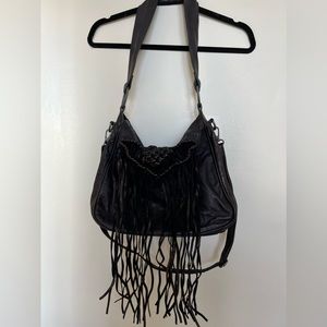 Leather free people bag